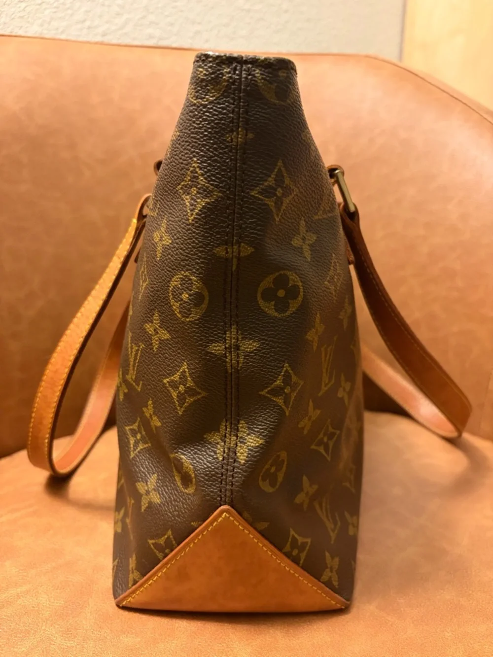 Louis Vuitton Piano Tote Monogram Shoulder Bag Authenticated Clean Interior - Picture 4 of 16